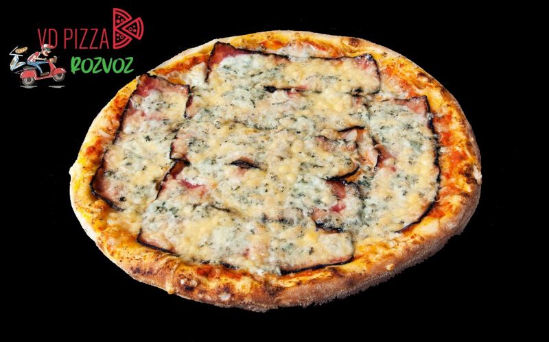 VDPizza Šternberk - 16. ZOLA - (slanina, cibule, niva, sýr)