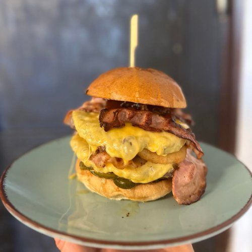 Božský Burger Velká Bíteš - Double smash burger (1,3,7)