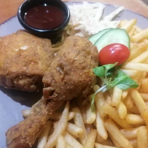 Undergroundrestaurant Litomyšl - Kentucky kuře s hranolkama